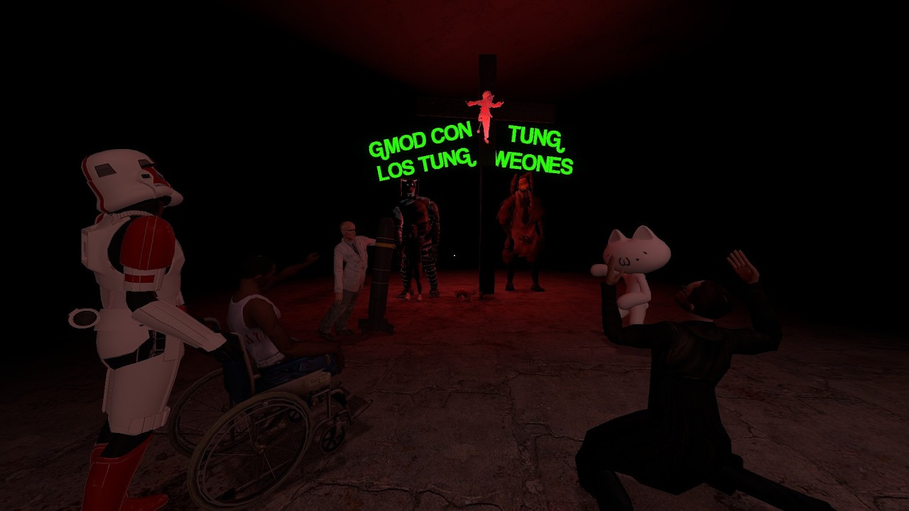 Gmod con los Tung Tung Weones