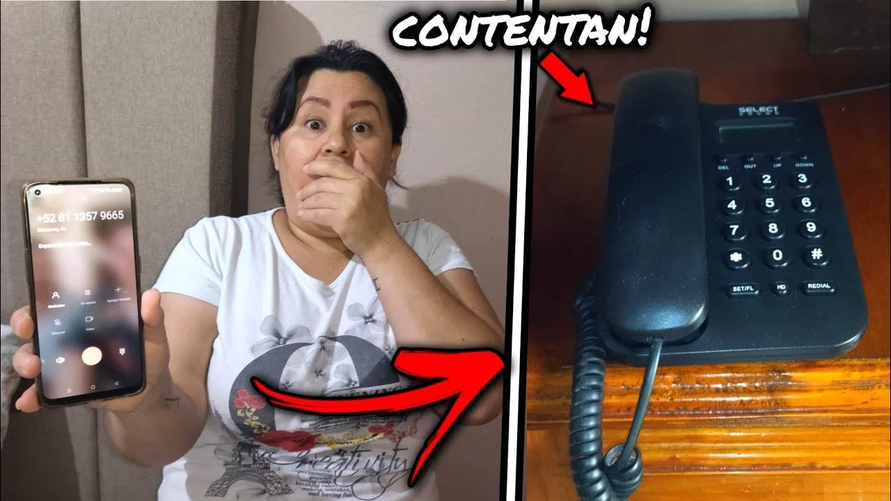 *LLAMAMOS* A MI CASA Y NOS CONTESTO EL *DIABLO*😱 NESESITAMOS AYUDA PARA SACARLO (TERRORIFICO)