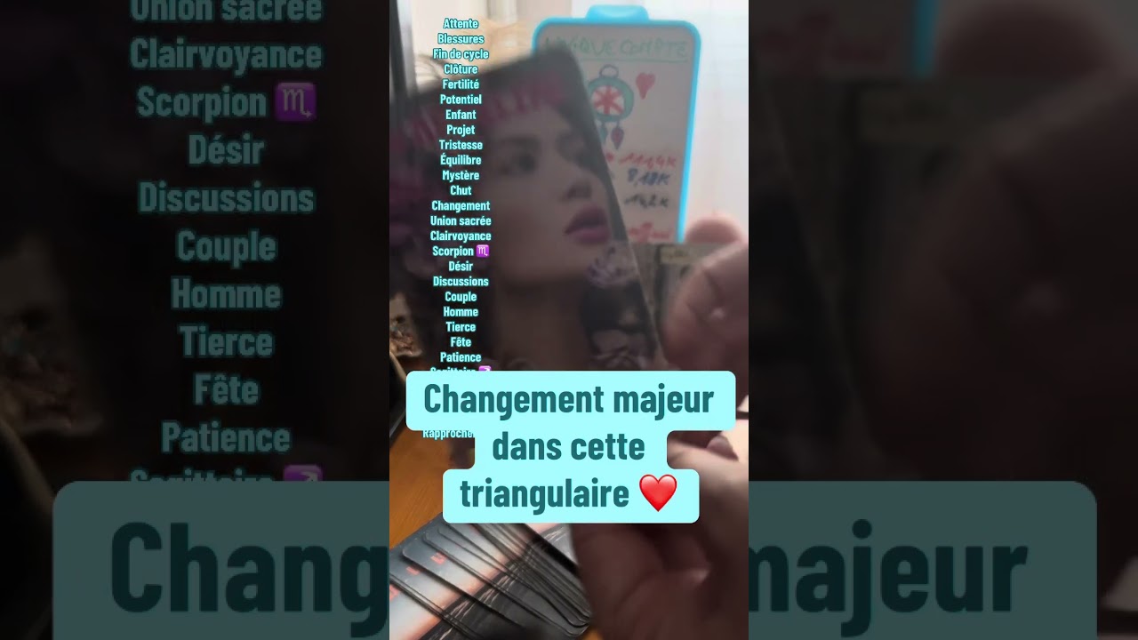 🔮 Changement majeur dans cette triangulaire ❤️