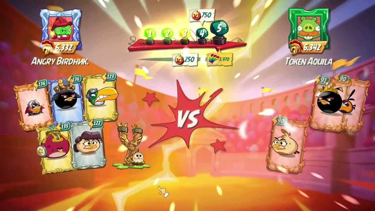 Angry birds 2. Arena 4 rounds 16.10.25