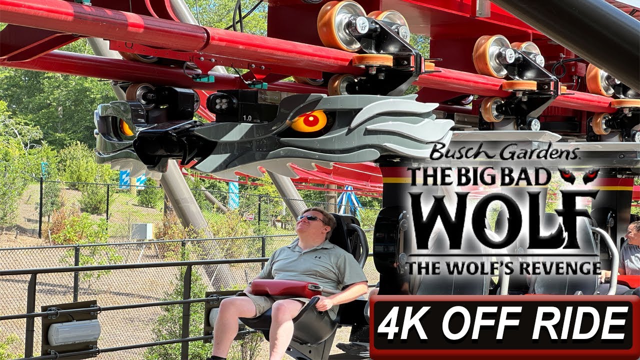 Big Bad Wolf: The Wolf's Revenge **NEW FOR 2025** (4K OFF Ride POV)- Busch Gardens Williamsburg, VA