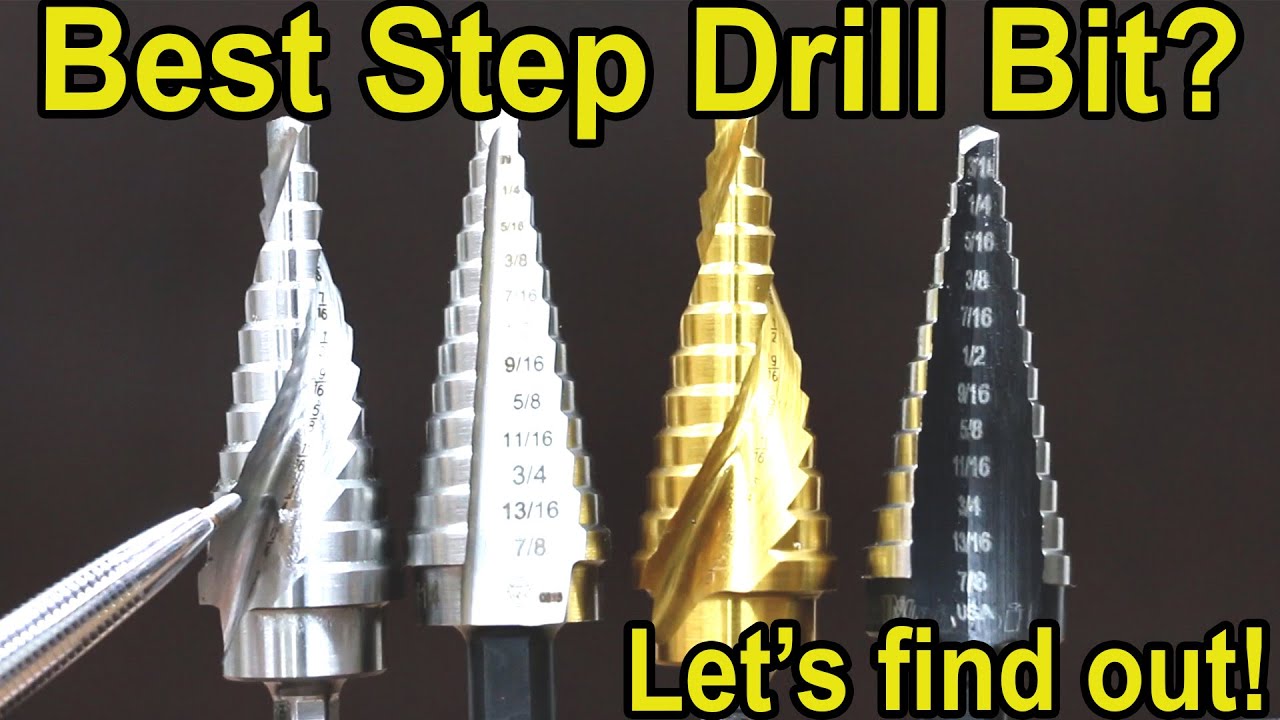 Best Step Drill Bit? Let's find out! DeWalt, Milwaukee, Bosch, Irwin, Diablo, Makita, Bauer, TEMO