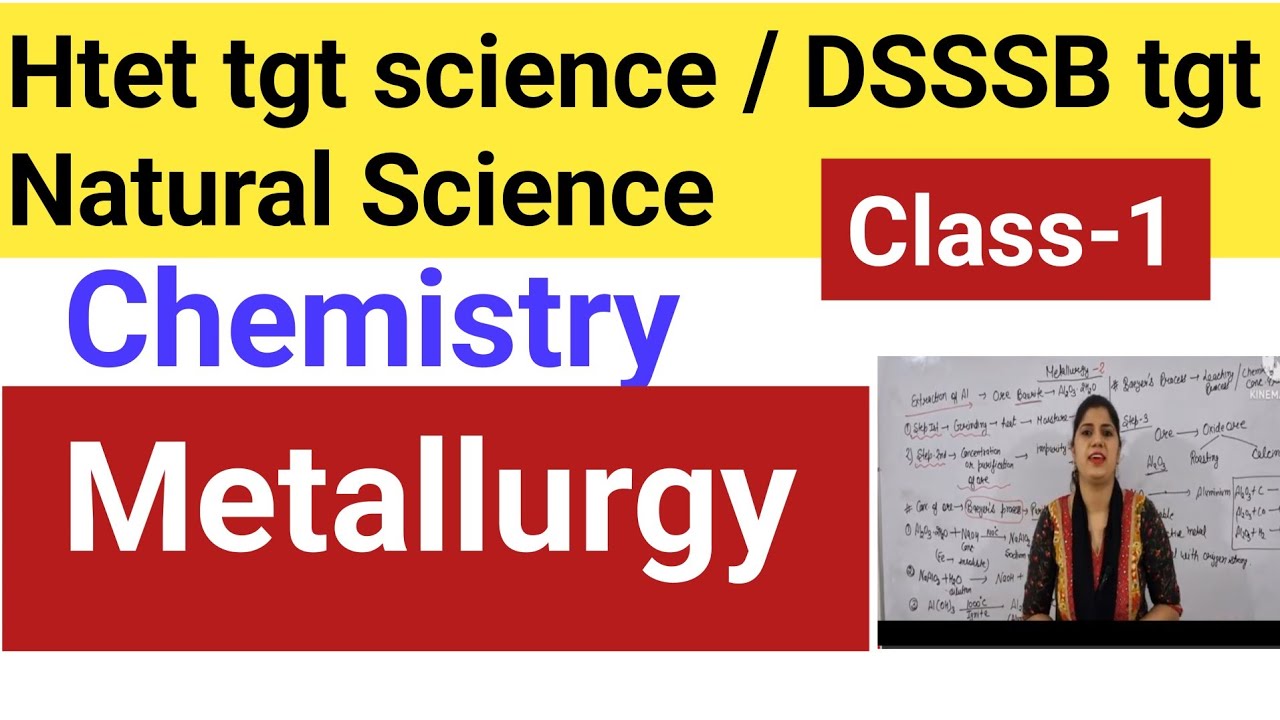 Metallurgy | || Science for all competitive||Htettgtscience #dsssb2024 #ctet2024