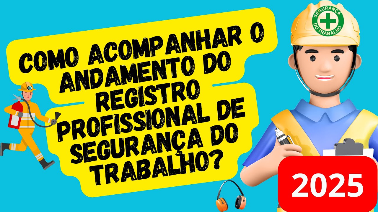 Como acompanhar o andamento do registro profissional de tecnico de seguran&ccedil;a do trabalho?