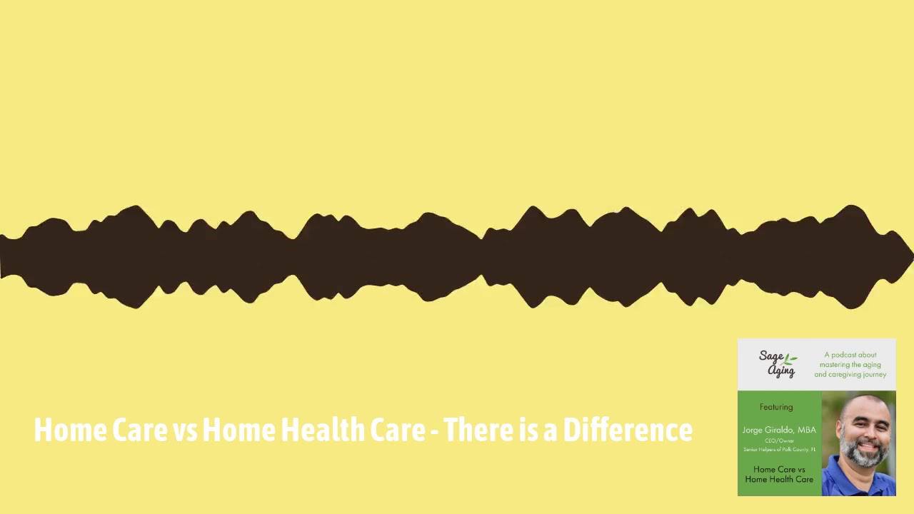 Home Care vs Home Health Care - There is a difference