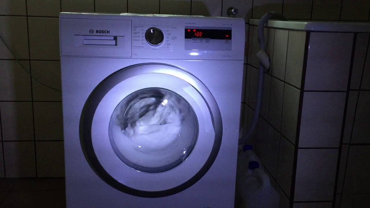 Bosch Serie 4 WAN2007KPL - Syntetyki 40°C 1000obr./min - pranie firanek | Synthetics 40°C 1000rpm