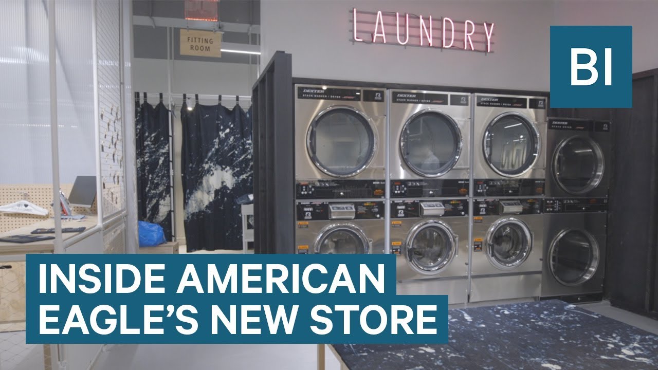 Inside The New American Eagle Store Where You Can Do Your Laundry