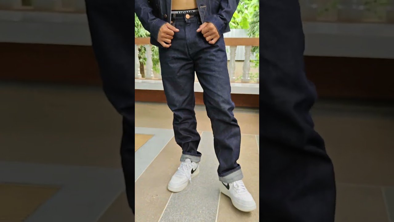 กางเกงยีนส์แรงเลอร์รุ่น MWZ ริมแดง แจ็คเก็ตยีนส์ #Wrangler  ผ้า 15 ออน ริมแดง