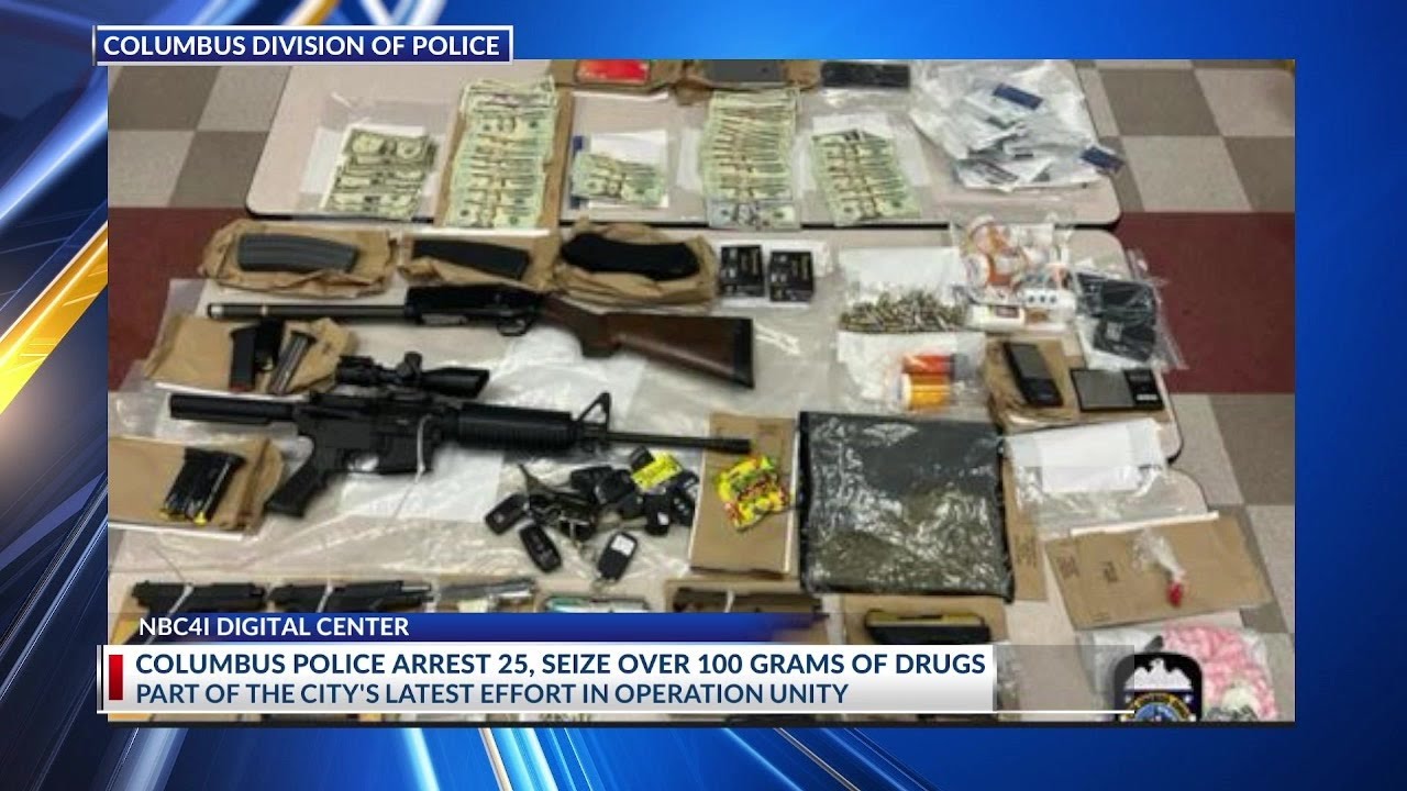 25 arrests, 24 guns seized in Operation Unity