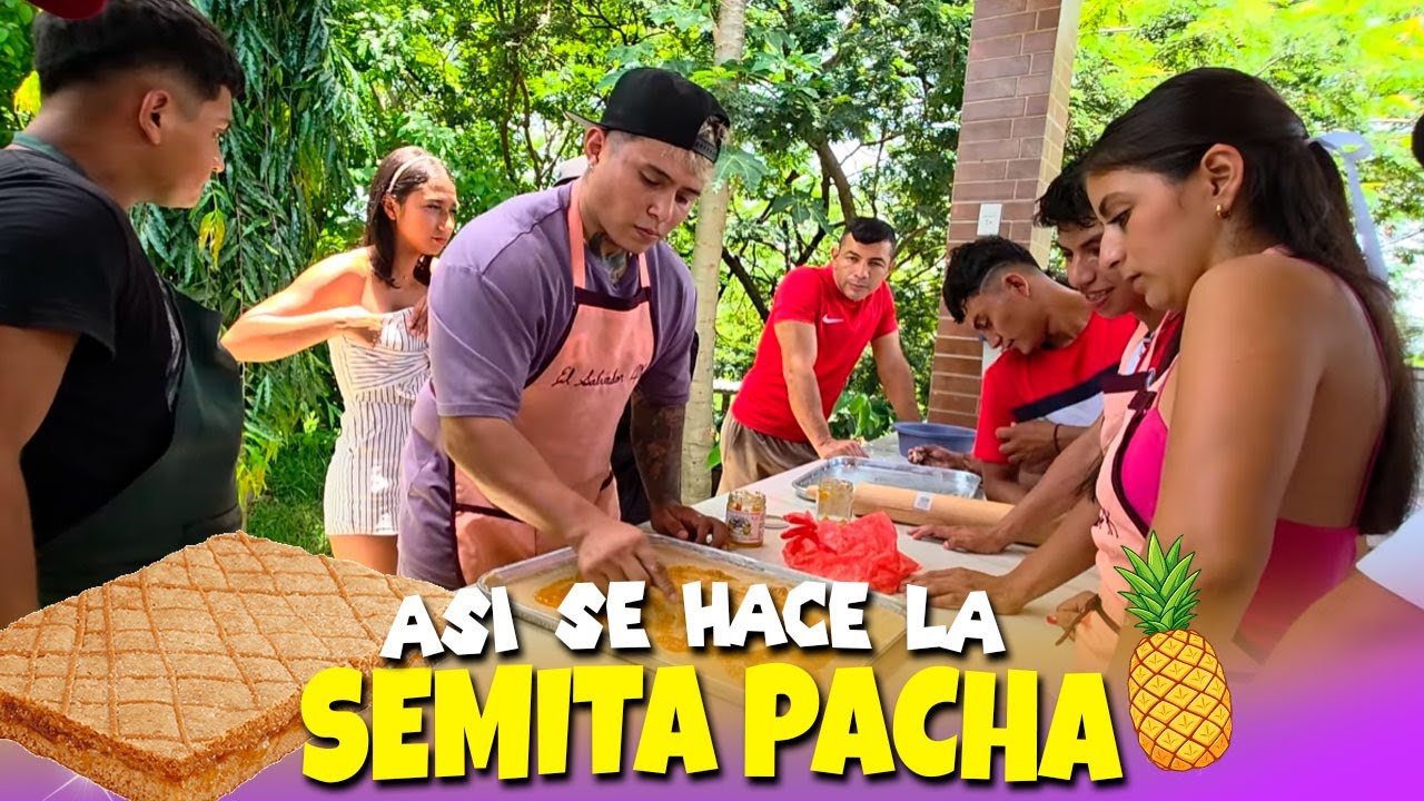PASO A PASO, Aprende hacer la semita pacha de Jalea de Piña🍍
