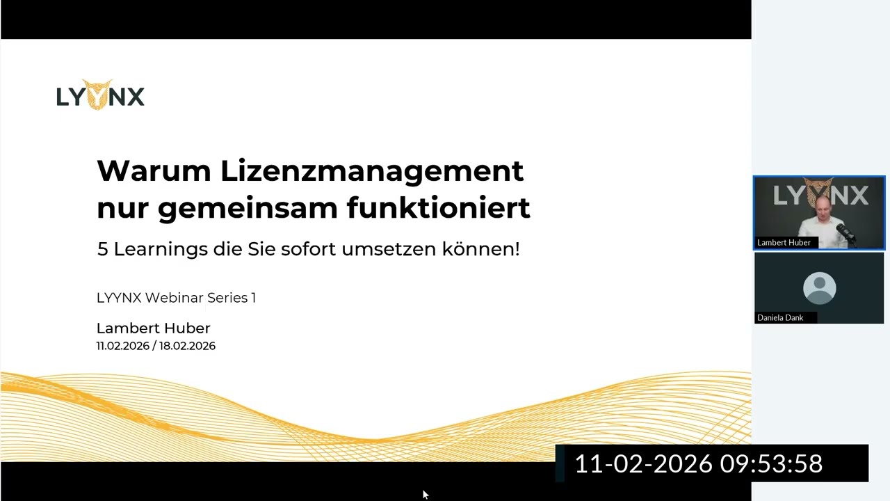 Warum Lizenzmanagement nur gemeinsam funktioniert | Webinar-Serie – Auftakt (Aufzeichnung)
