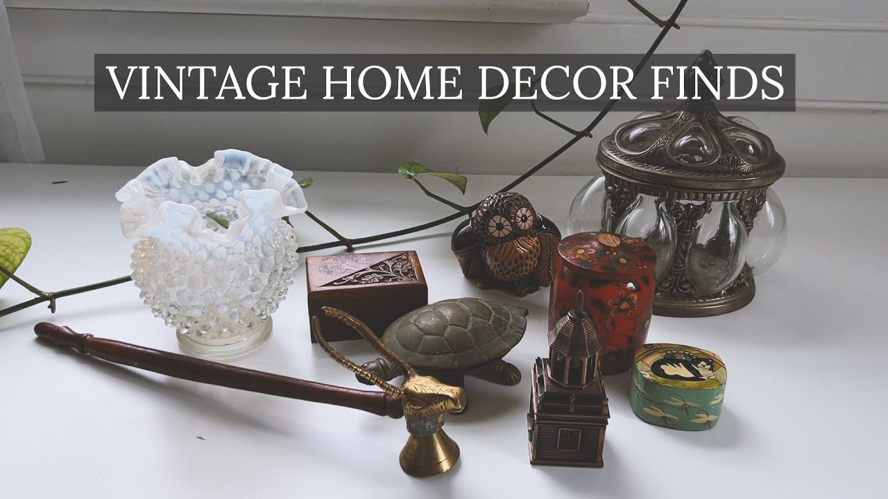 Vintage Haul: vintage home decor finds on our website