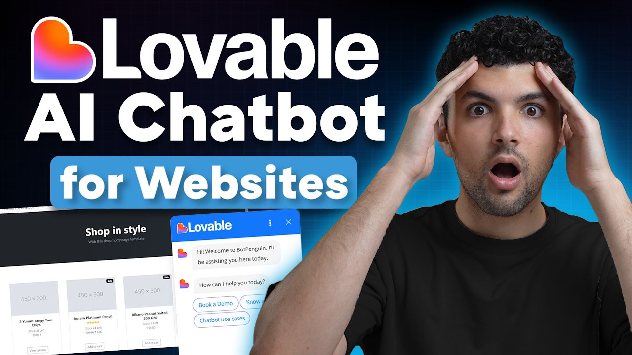 How to Integrate a Chatbot Into Your Website Step by Step | Lovable AI Tutorial