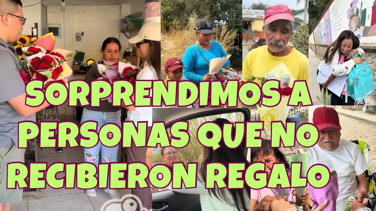 Esta vez sorprendimos a personas que no recibieron regalo del día del amor y la amistad!🌹 