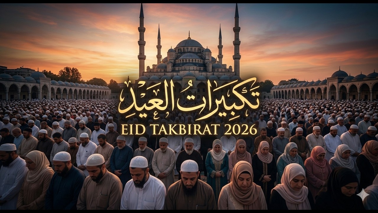 تكبيرات عيد الفطر 2025 بصوت رائع 🌼💛 لنجعلها تملأ الدنيا الله أكبر الله أكبر ولله الحمد