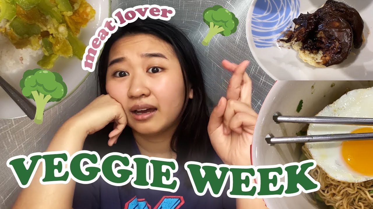 Meat Lover GOES Vegetarian For A Week (realistic and kinda unhealthy)