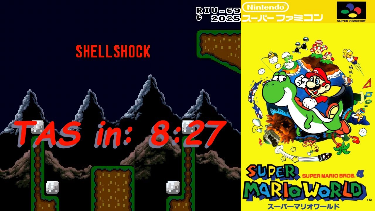 [TAS] Shellshock (SMW Hack) in 8:27