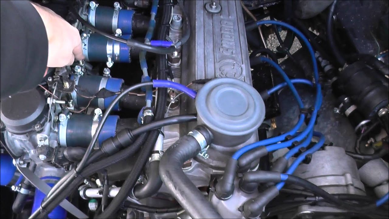 Skoda 120 Turbo - bike carbs turbo