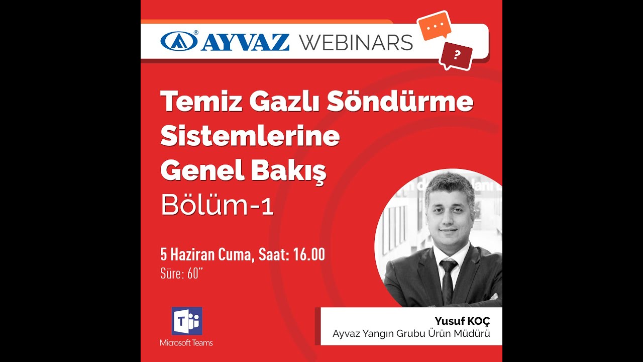Temiz Gazlı Söndürme Sistemlerine Genel Bakış, Bölüm-1 05.06.2020