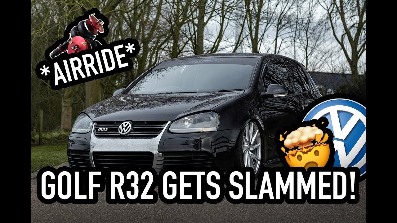VW Golf R32 Air Ride Install! *Slammed*
