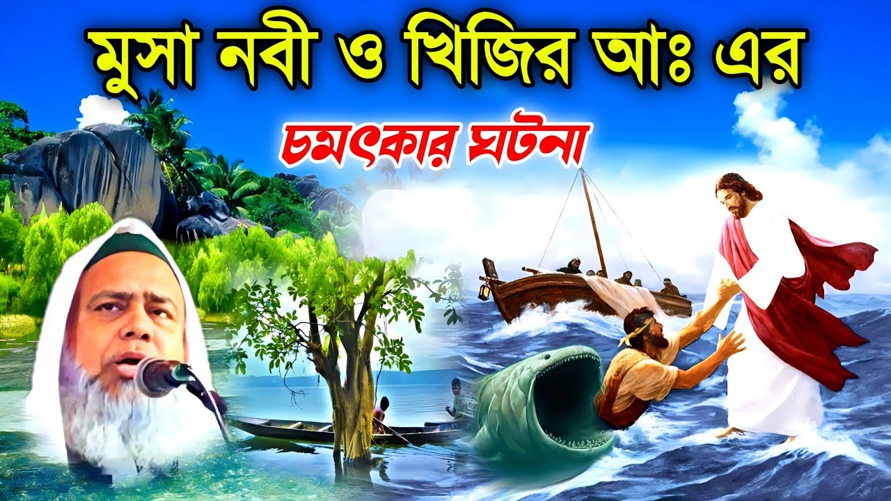 খিজির (আঃ) ও মূসা নবীর সাক্ষাৎ কে বেশি জ্ঞেনী॥ পীরজাদা আলী আজগর সাহেব/Maulana Ali Asgar Saheb Waz