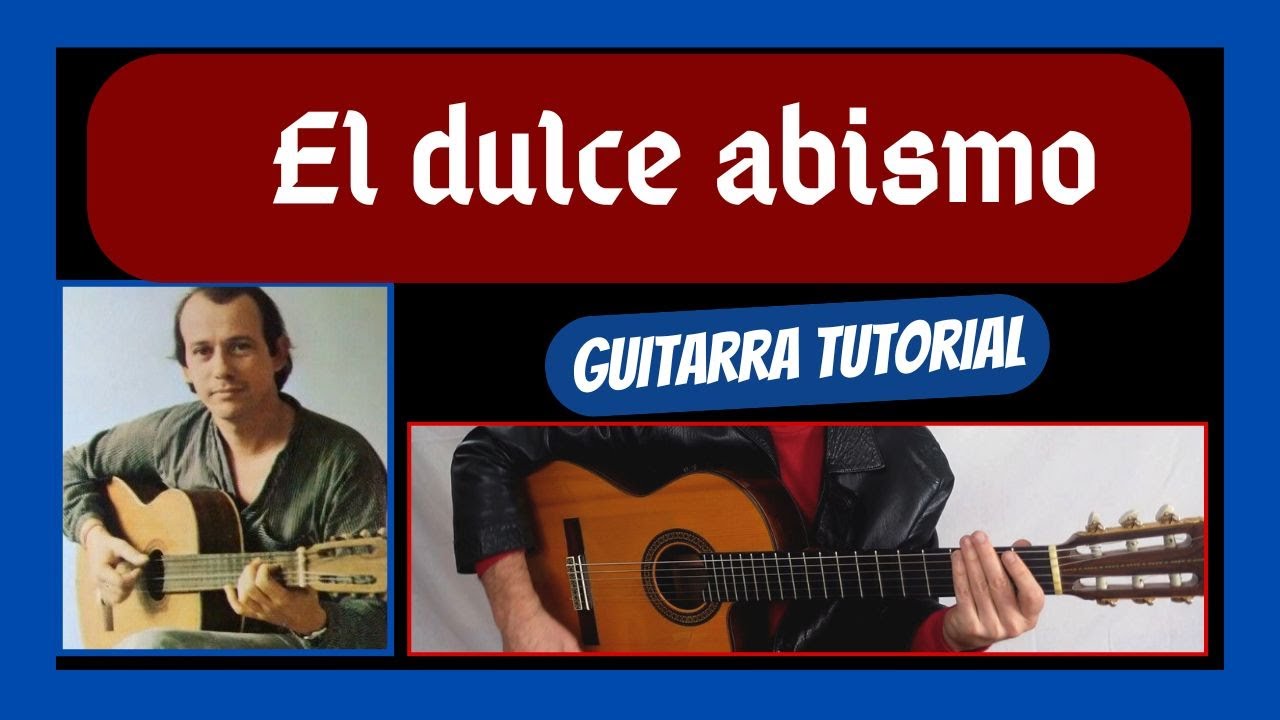 🖤 Tutorial Guitarra EL DULCE ABISMO  🎸  ¡Cómo tocar - Acordes! _ SILVIO RODRÍGUEZ
