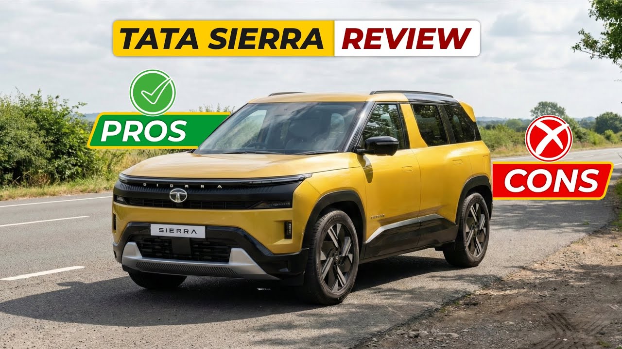 Tata Sierra 2025 🔥 Full Review | Creta Se Better? Safety, Features & Reality Check