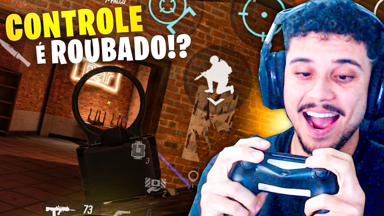 COMO JOGAR RAINBOW SIX MOBILE com CONTROLE! JOGANDO pela PRIMEIRA VEZ com CONTROLE no R6M