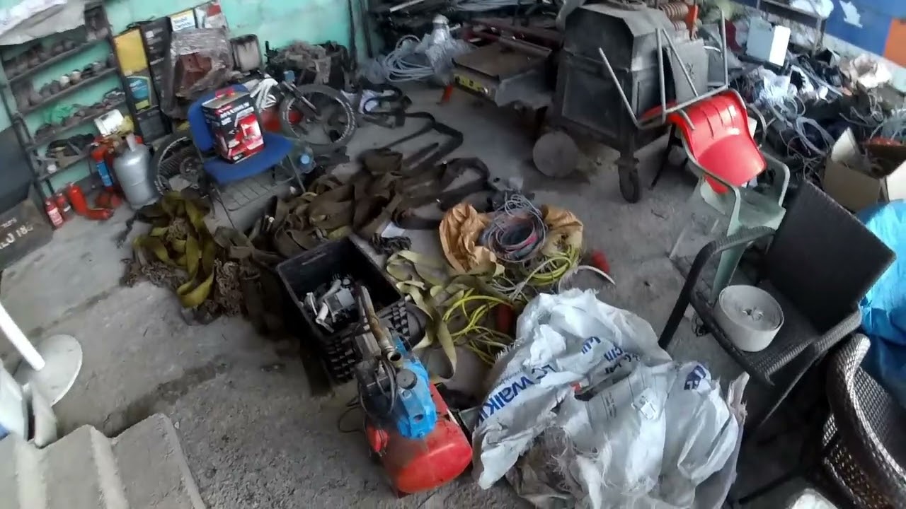 hurdacıları geziyoruz kawasaki  bijon sıkma ve tümosan devasa motoru çalıştırıyoruz