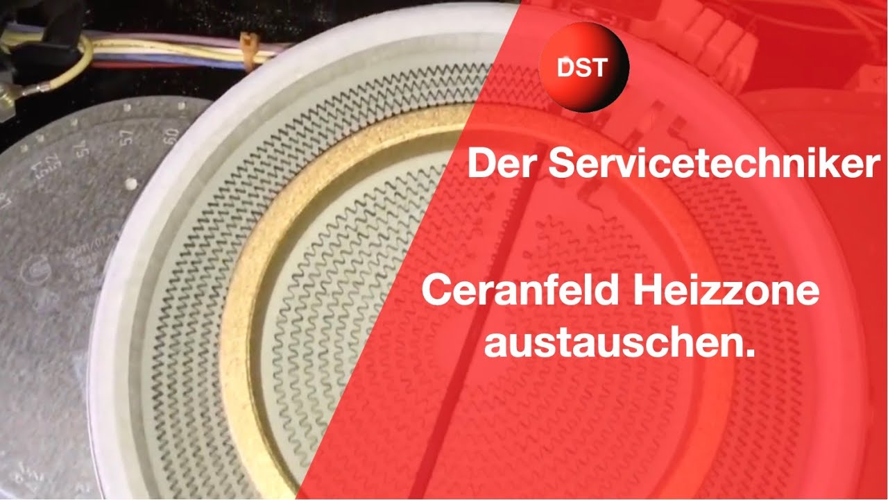 Ceranfeld defekte Heizzone wechseln - so einfach geht es...