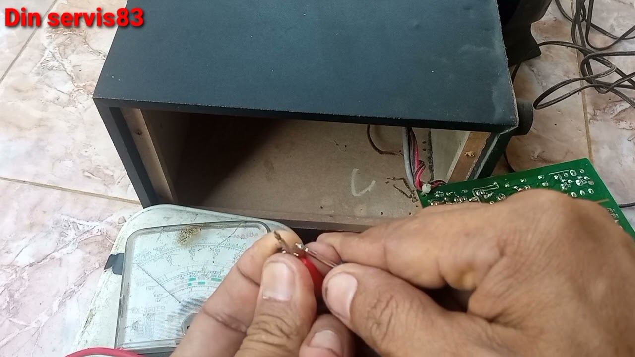 Speaker aktip GMC mati tegangan drop dan berdenyut