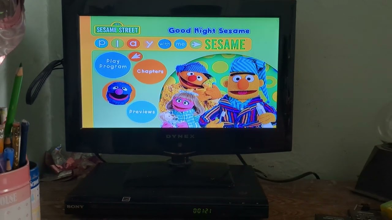 Play With Me Sesame - Good Night Sesame (2004, 2007) DVD Menu Walkthrough