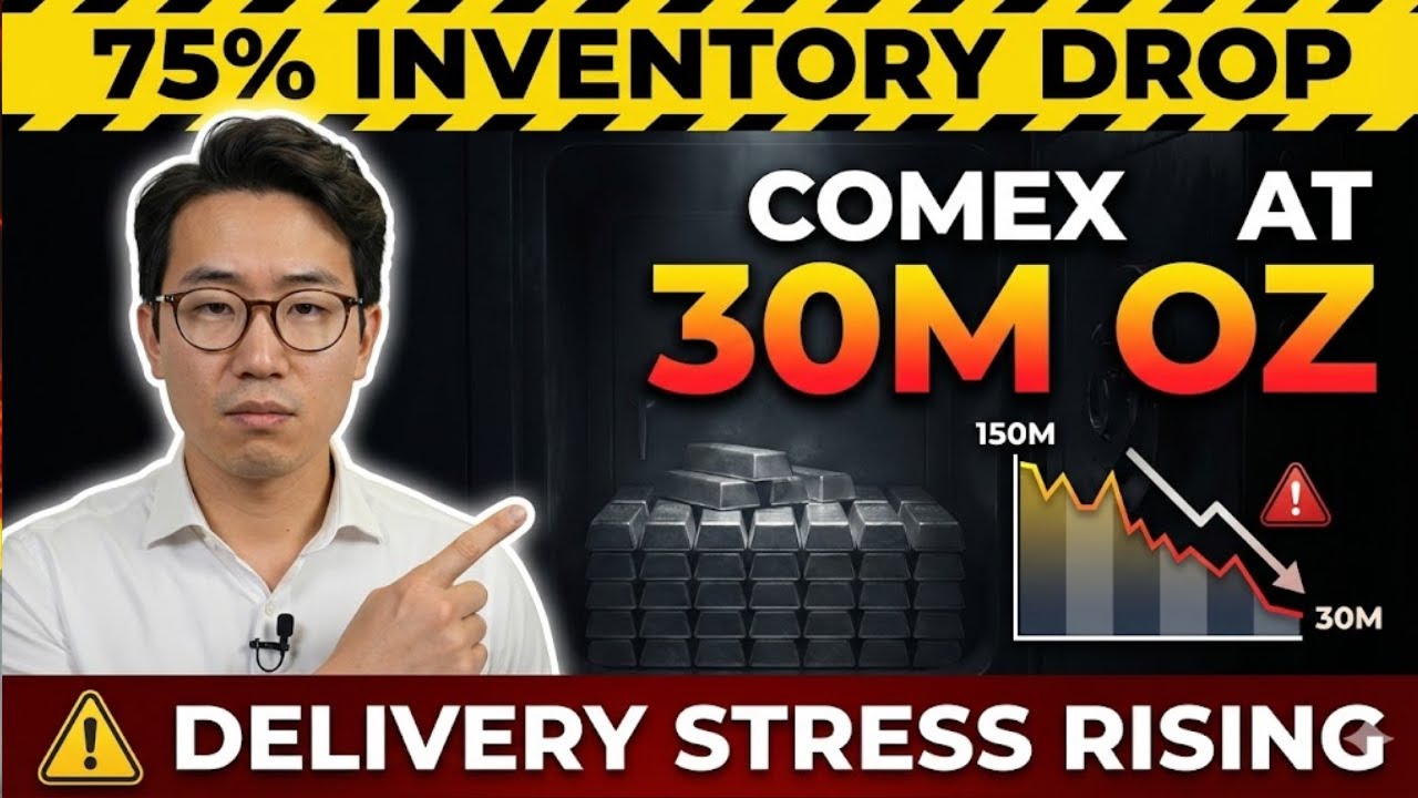 COMEX Silver Registered Inventory Falls to 30M oz &mdash; Delivery Stress Analysis
