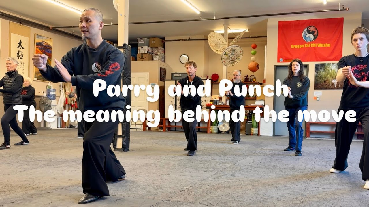 The meaning behind the move - parry and punch ￼#taichi #太极拳