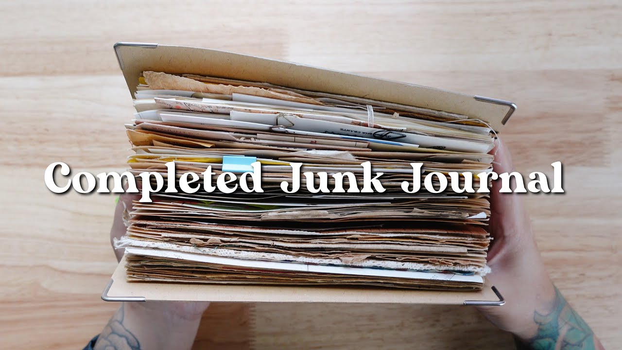 Completed Junk Journal Flip Through 2022 🔖 | Janethecrazy