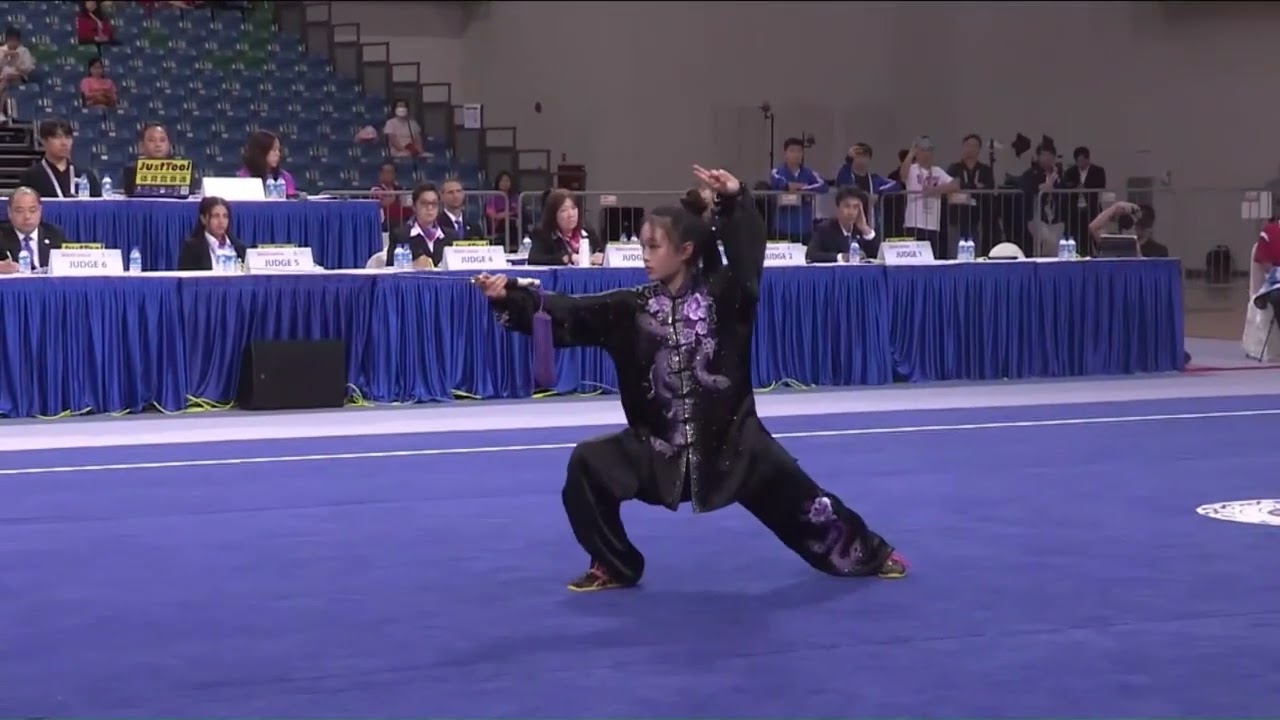 4th WTJQC Women's 3rd Set Taijijian (36 Movements) Gold Medalist Performance - Priscilla ZOU (USA)