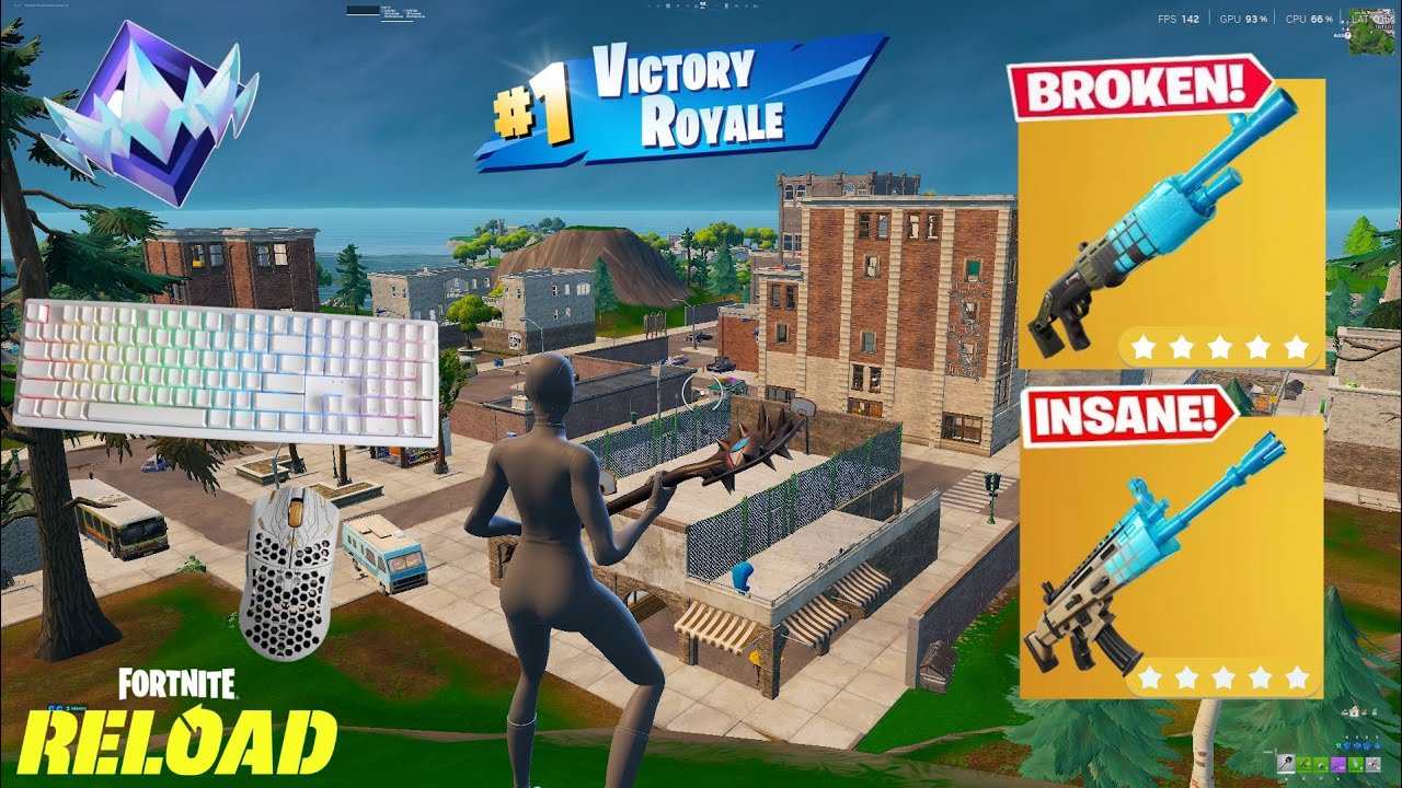 Fortnite Reload | High Kill Solo Ranked Win Gameplay | Keyboard 7 Mouse | 240FPS 4K