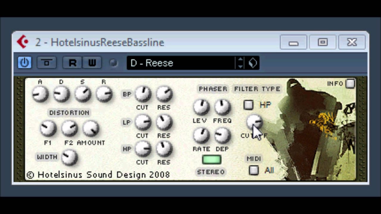 Reese Bassline by Hotel Sinus Sound Design / HSSD