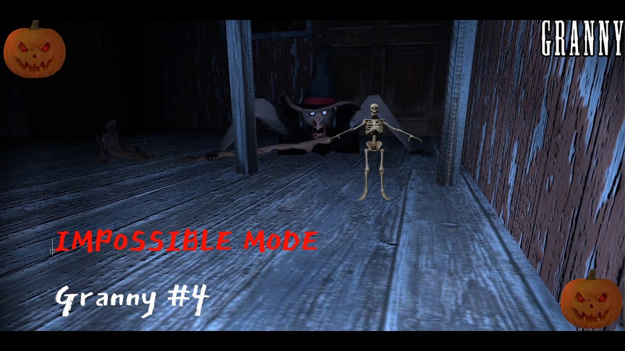 Babcia niemożliwie próbuje robić babkę na święta.... | Granny #4 Halloween theme IMPOSSIBLE MODE