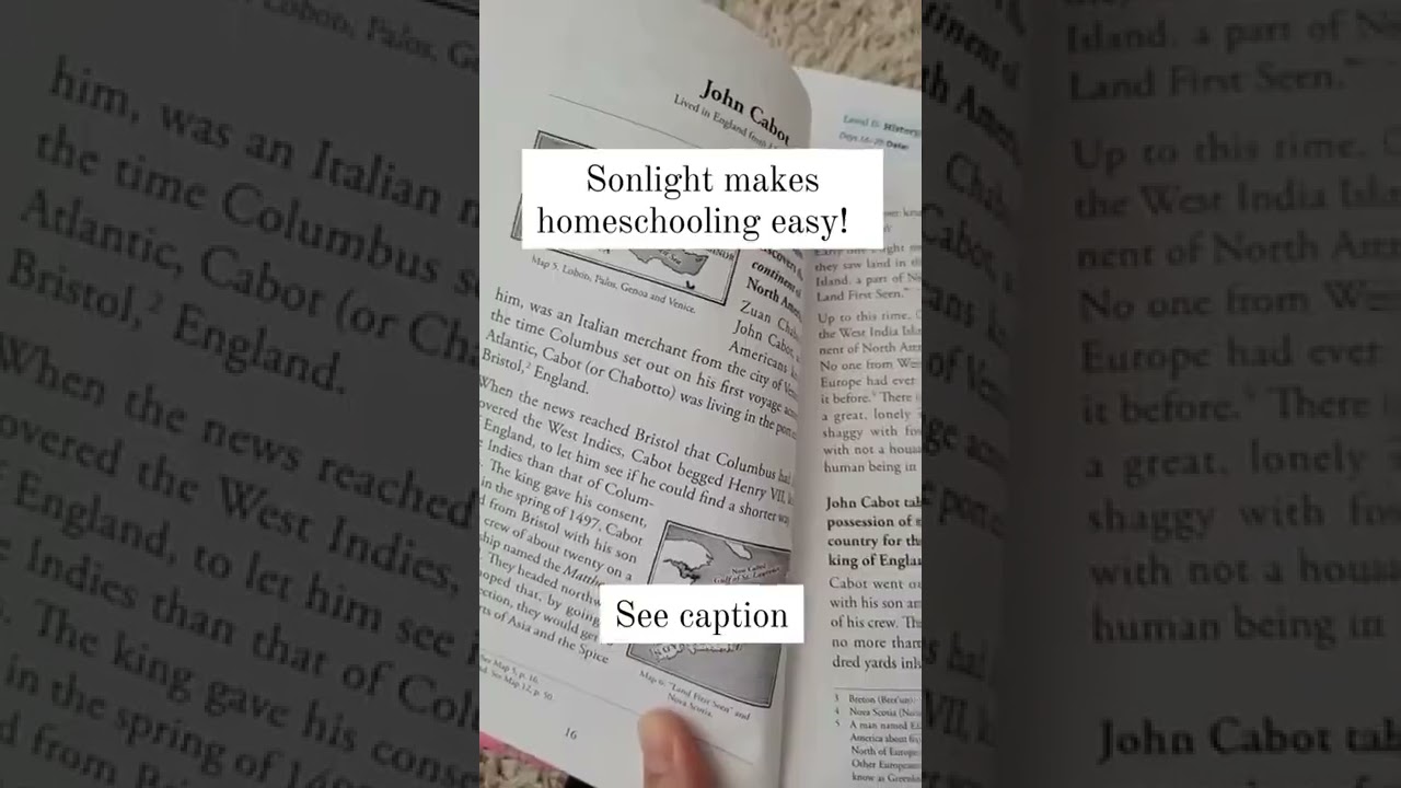 Sonlight makes homeschooling easy!