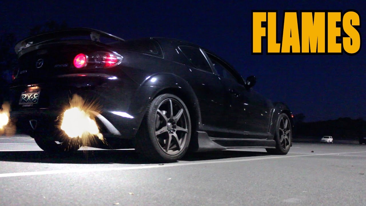 Mazda RX8 Flame/Fire Compilation
