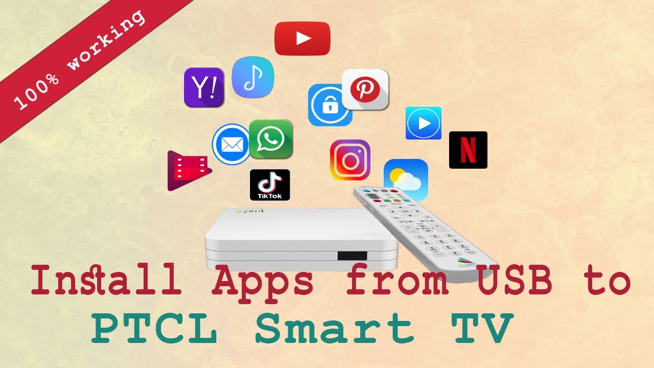 Install Apps directly from USB flash to PTCL Smart TV |100% Working|