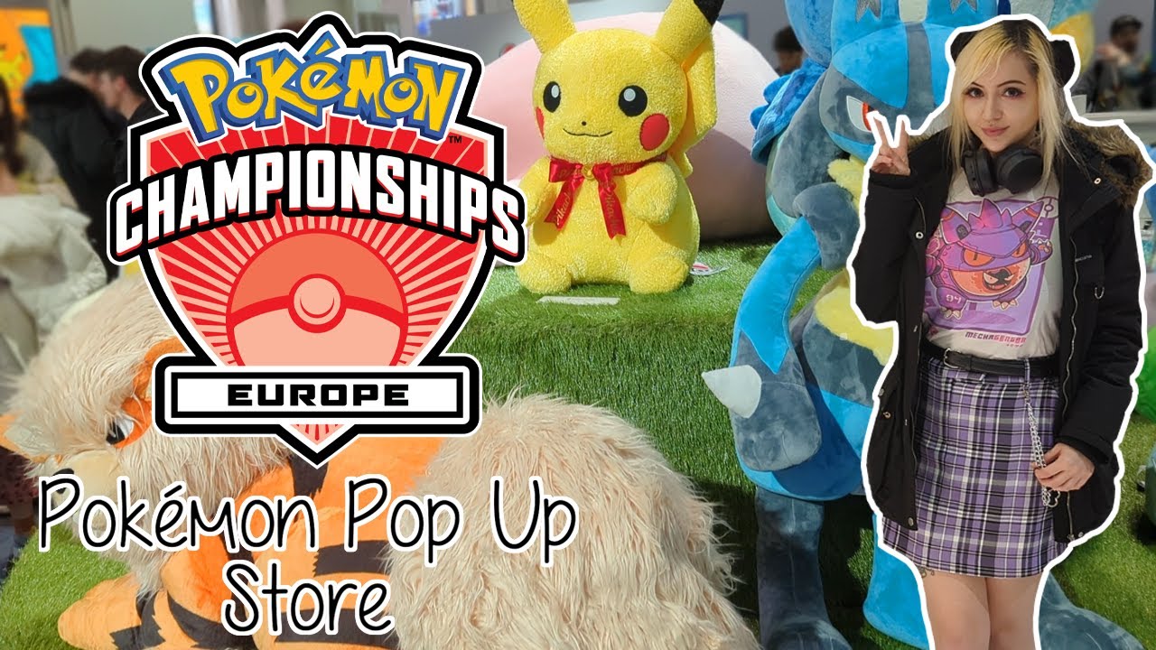 Official Pokémon Center Pop Up Store - European International Championships @ ExCeL London VLOG