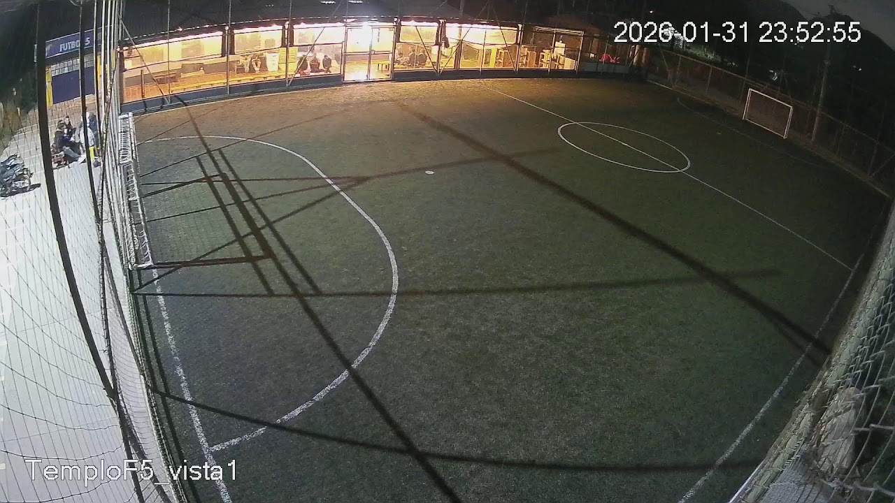 Cancha TemploF5_Vista_1 Templo Futbol 5 Club 31/01/26 inicia 12:01