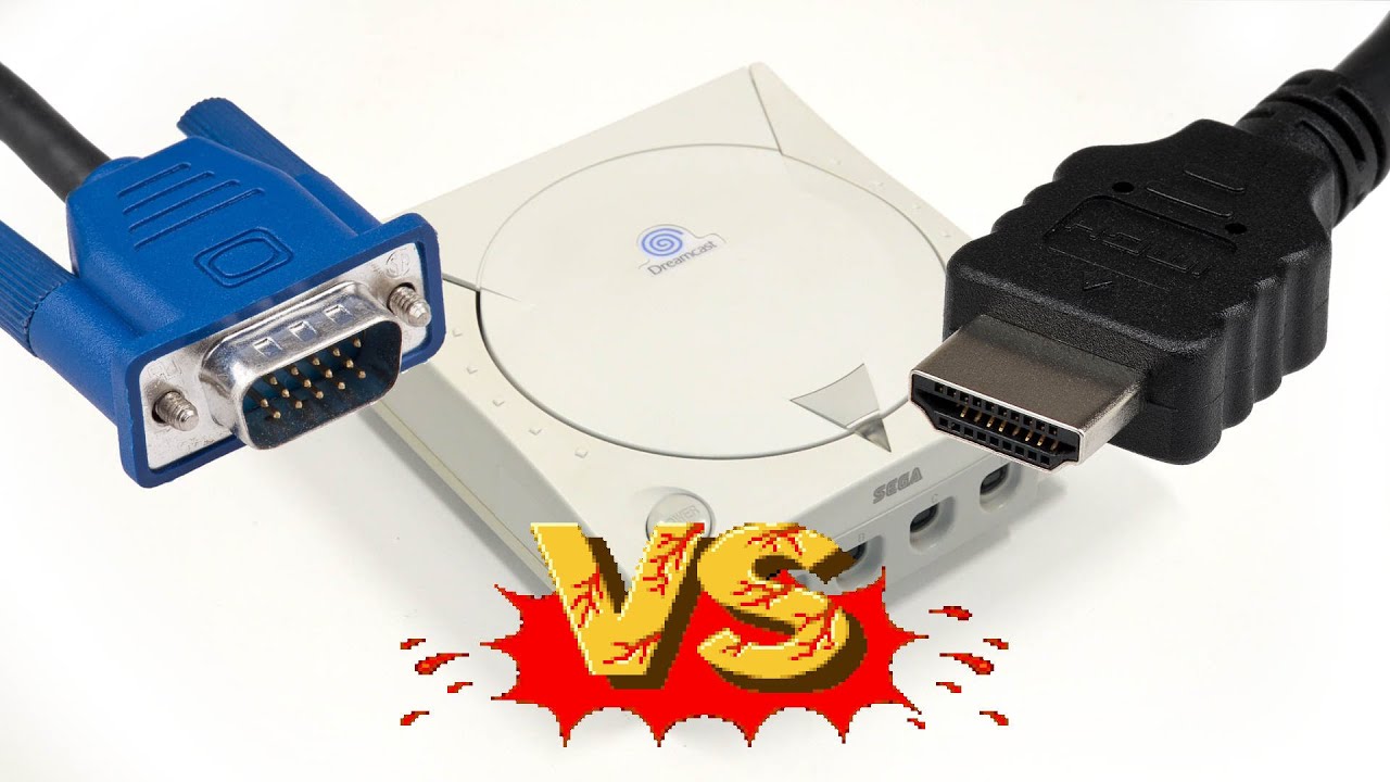 VGA vs HDMI en Dreamcast: Mod HDMI contra un cable VGA