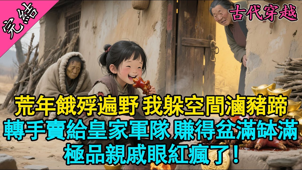 【一口氣聽完】擁有現代連鎖店後廚的我去古代擺攤？靠鹵豬蹄饞哭三軍將士！🍖🔥 手撕極品親戚，逆襲成大靖女首富！| 穿越爽文 | 隨身空間 | 美食經商#穿越 #小說 #古言 #有聲書