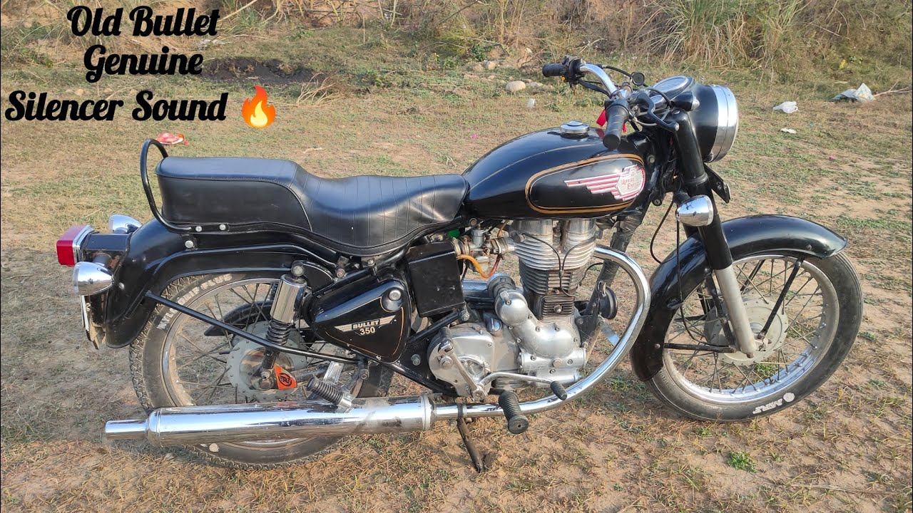 Old Bullet Original Silencer Sound. 2007 model Cast iron Engine. #bullet350 #oldbullet