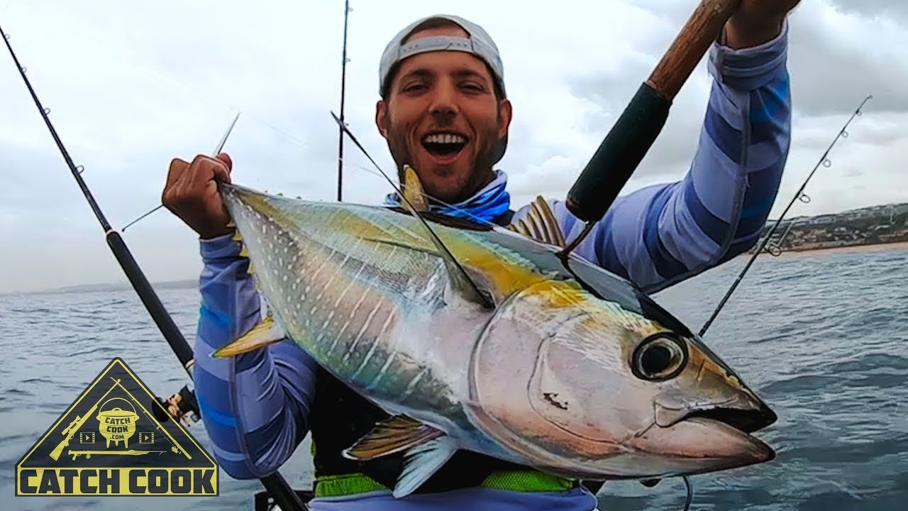 Tuna Kayak Fishing - CATCH COOK - South Africa, KZN