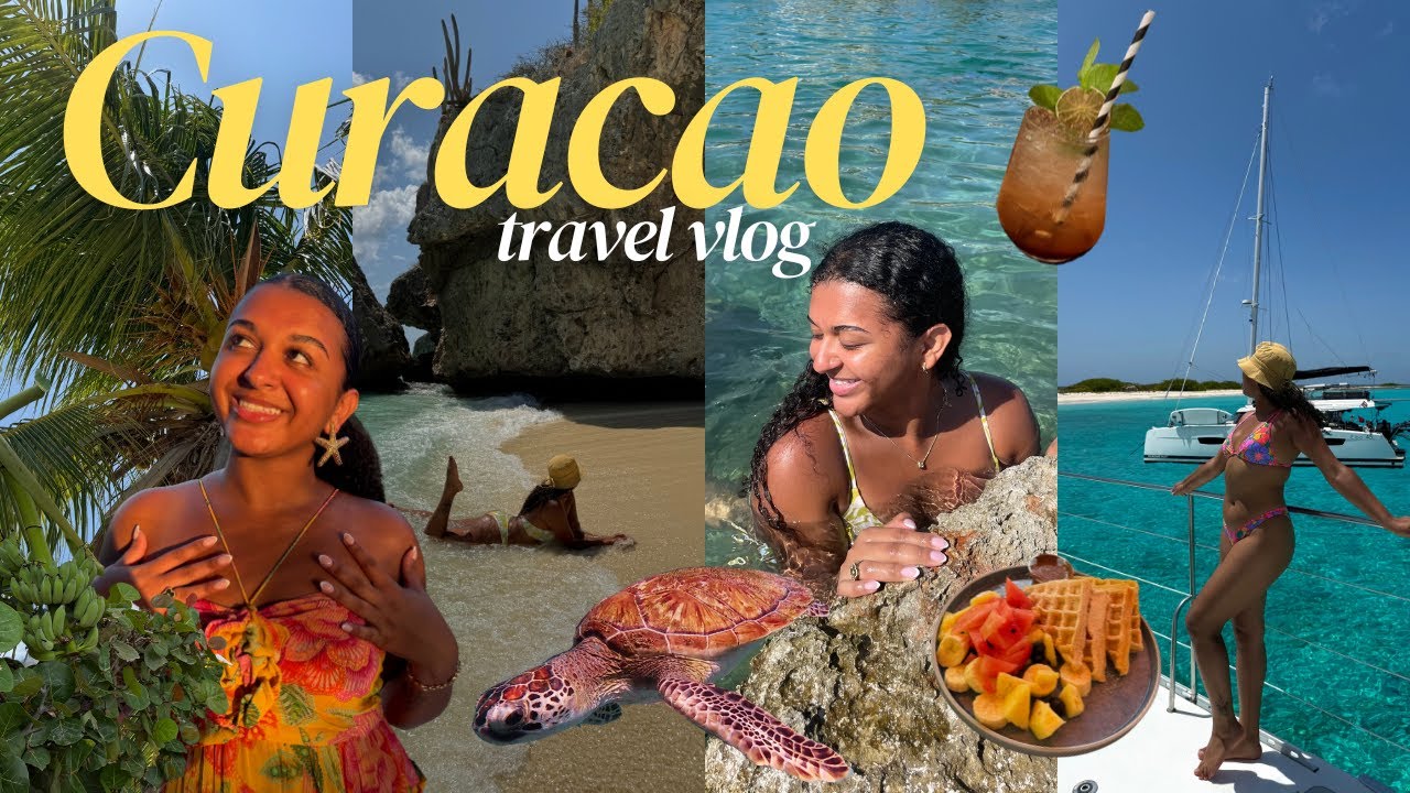 Travel Vlog! cliff jumping + swimming with sea turtles + island power outage + boat tour & more