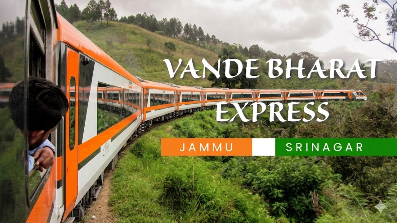 A Morning trip from Jammu to Srinagar in Vande Bharat Express...!!